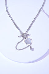 Titanium Steel Heart Necklace