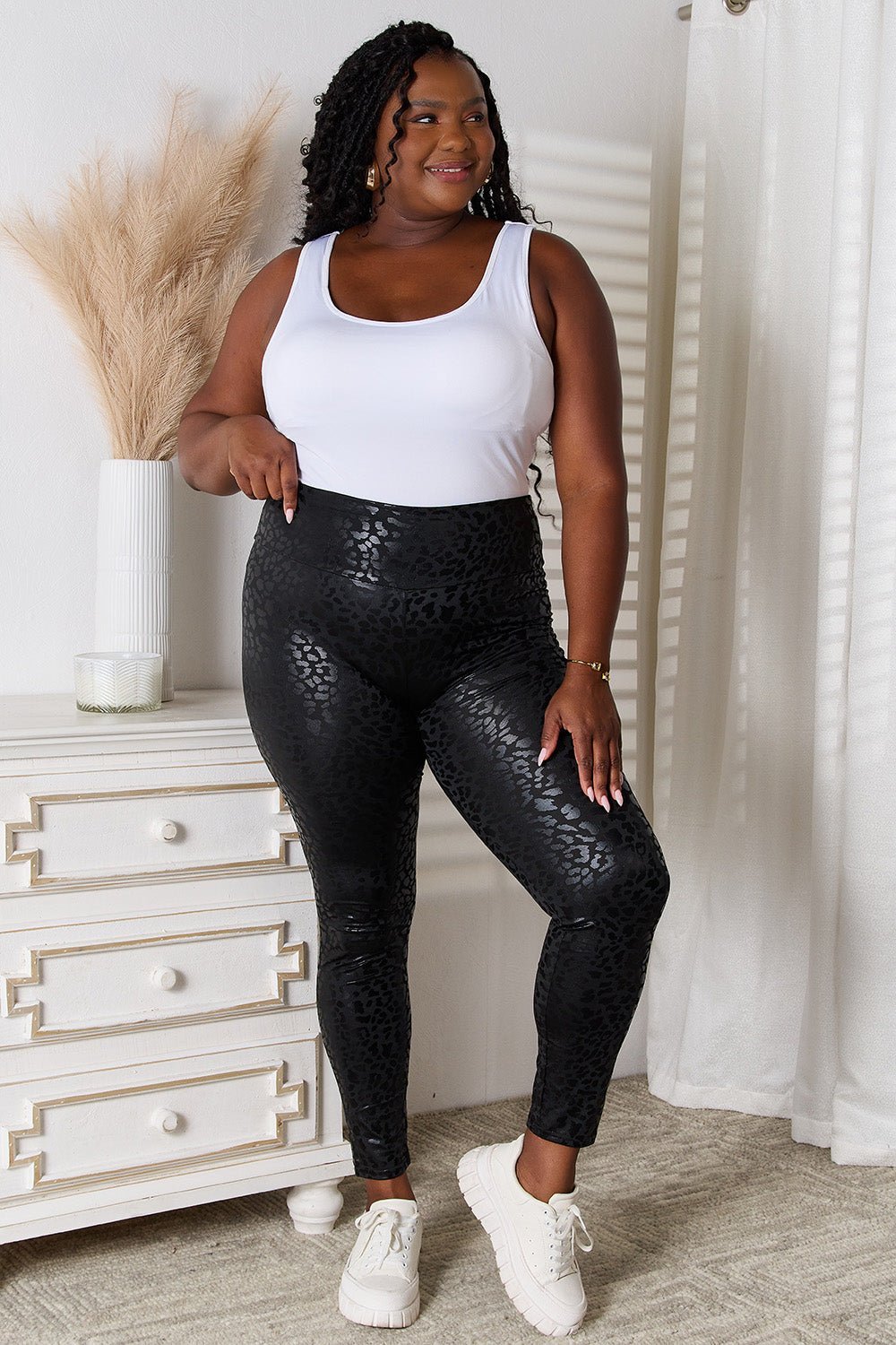 Double Take High Waist Leggings - Admiresty