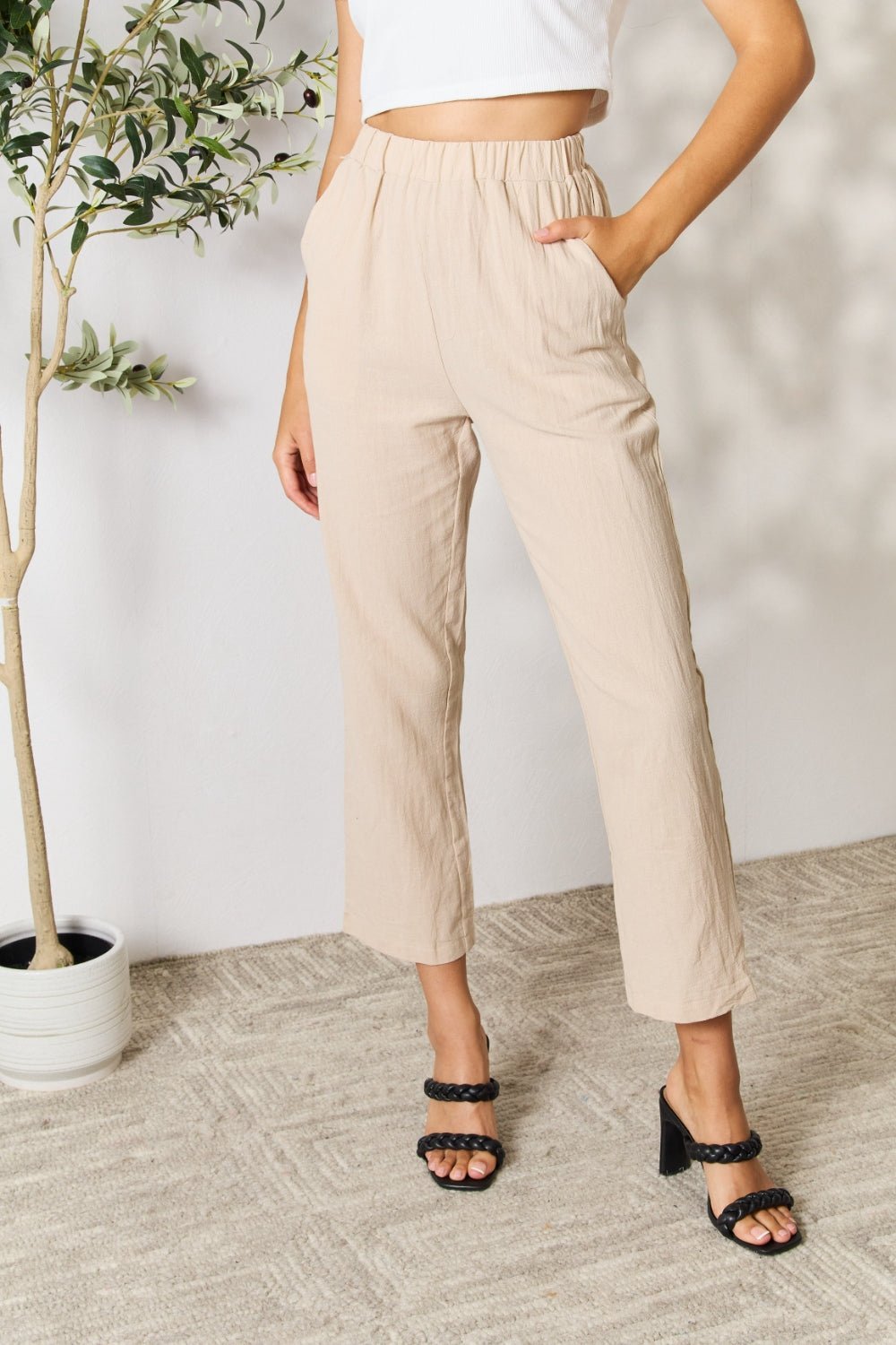 Double Take Pull - On Pants with Pockets - Admiresty