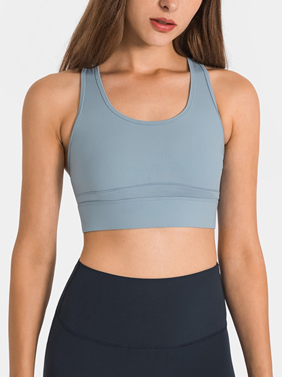 Double Take Round Neck Racerback Cropped Tank - Admiresty