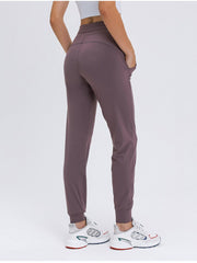 Double Take Tied Joggers with Pockets - Admiresty