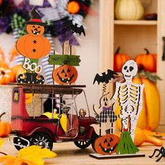 Adornos decorativos de elementos de Halloween de 2 piezas