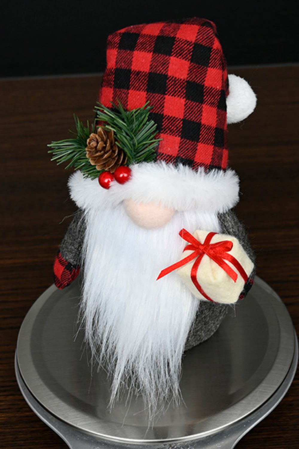 Paquete de 3 gnomos navideños sin rostro