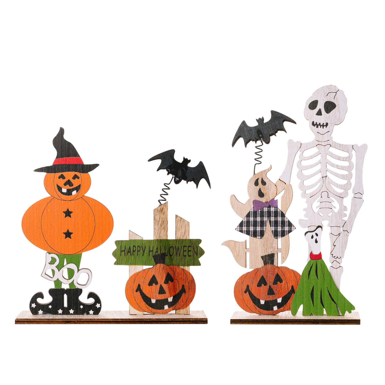 Adornos decorativos de elementos de Halloween de 2 piezas