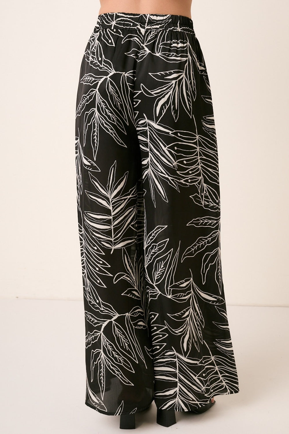 Pantalones anchos estampados Mittoshop