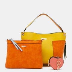 Conjunto de bolsos de mano de tres piezas de Nicole Lee USA