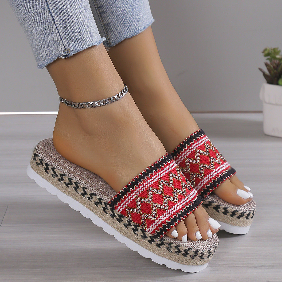 Open Toe Platform Sandals