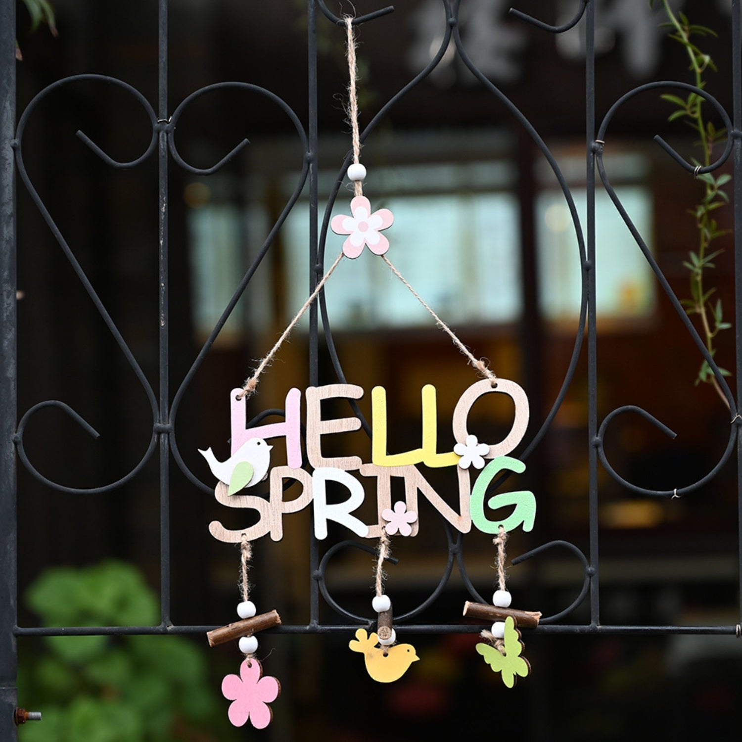 Easter Wooden Hanging Widget