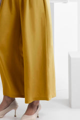 Wide Leg Elastic Waist Pants