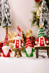 4-Pack Christmas Light-Up Faceless Gnome Hanging Widgets