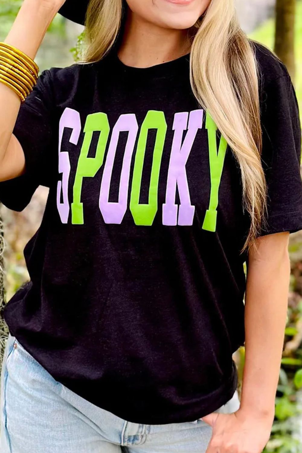 Camiseta de manga corta y cuello redondo SPOOKY