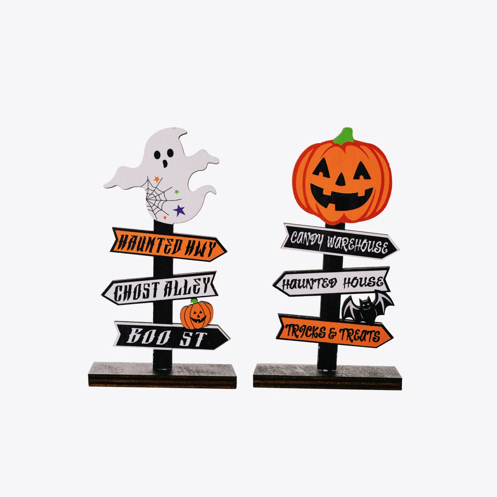 Adornos decorativos de elementos de Halloween de 2 piezas