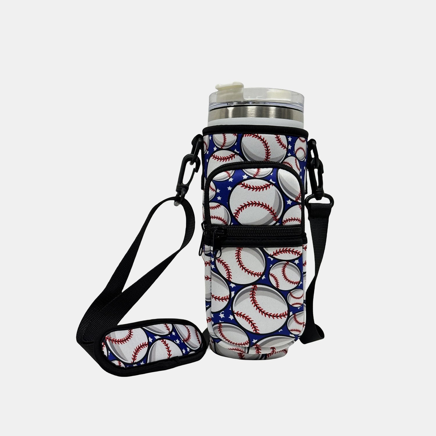 Funda para vaso con aislamiento de 40 oz con correa ajustable para el hombro