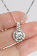 Zircon Pendant 925 Sterling Silver Necklace