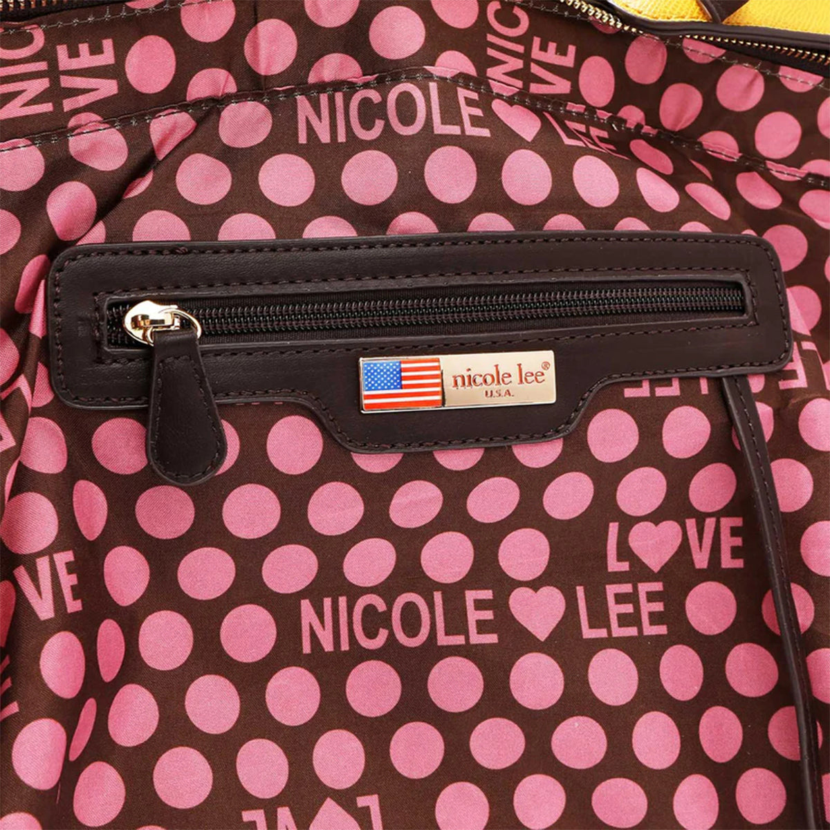 Conjunto de tres piezas de bolso con estampado de serpiente de Nicole Lee USA