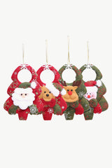 4-Pack Christmas Snowflake Figure Hanging Widgets