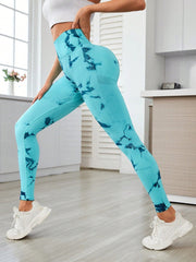 Leggings deportivos de cintura alta con estampado