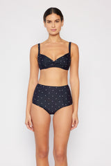 Conjunto de bikini de tiro alto con diseño torcido Take A Dip de Marina West Swim