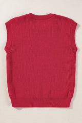 GAME DAY Round Neck Sweater Vest