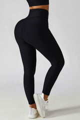 Basic Bae Crossover Waist Active Leggings - Admiresty