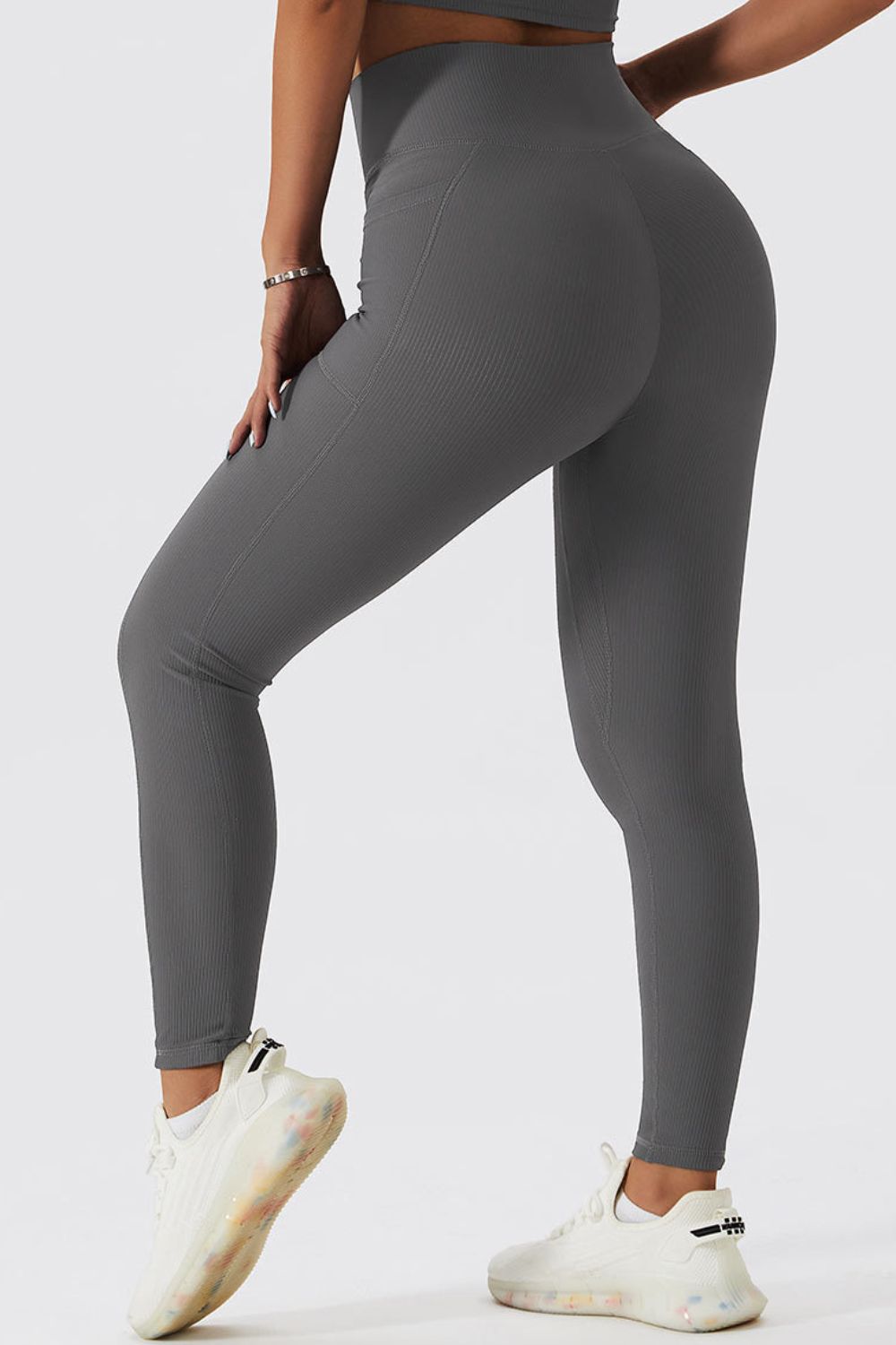 Basic Bae Crossover Waist Active Leggings - Admiresty