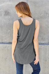 Basic Bae Full Size Round Neck Tank - Admiresty