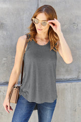 Basic Bae Full Size Round Neck Tank - Admiresty