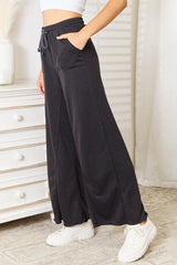 Basic Bae Wide Leg Pocketed Pants - Admiresty