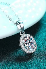 Be The One 1 Carat Moissanite Pendant Necklace - Admiresty