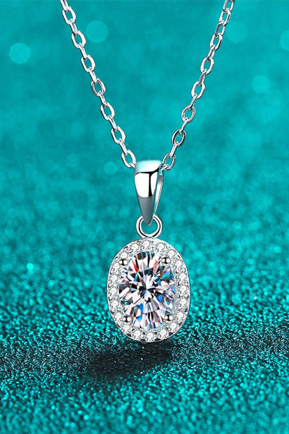 Be The One 1 Carat Moissanite Pendant Necklace - Admiresty