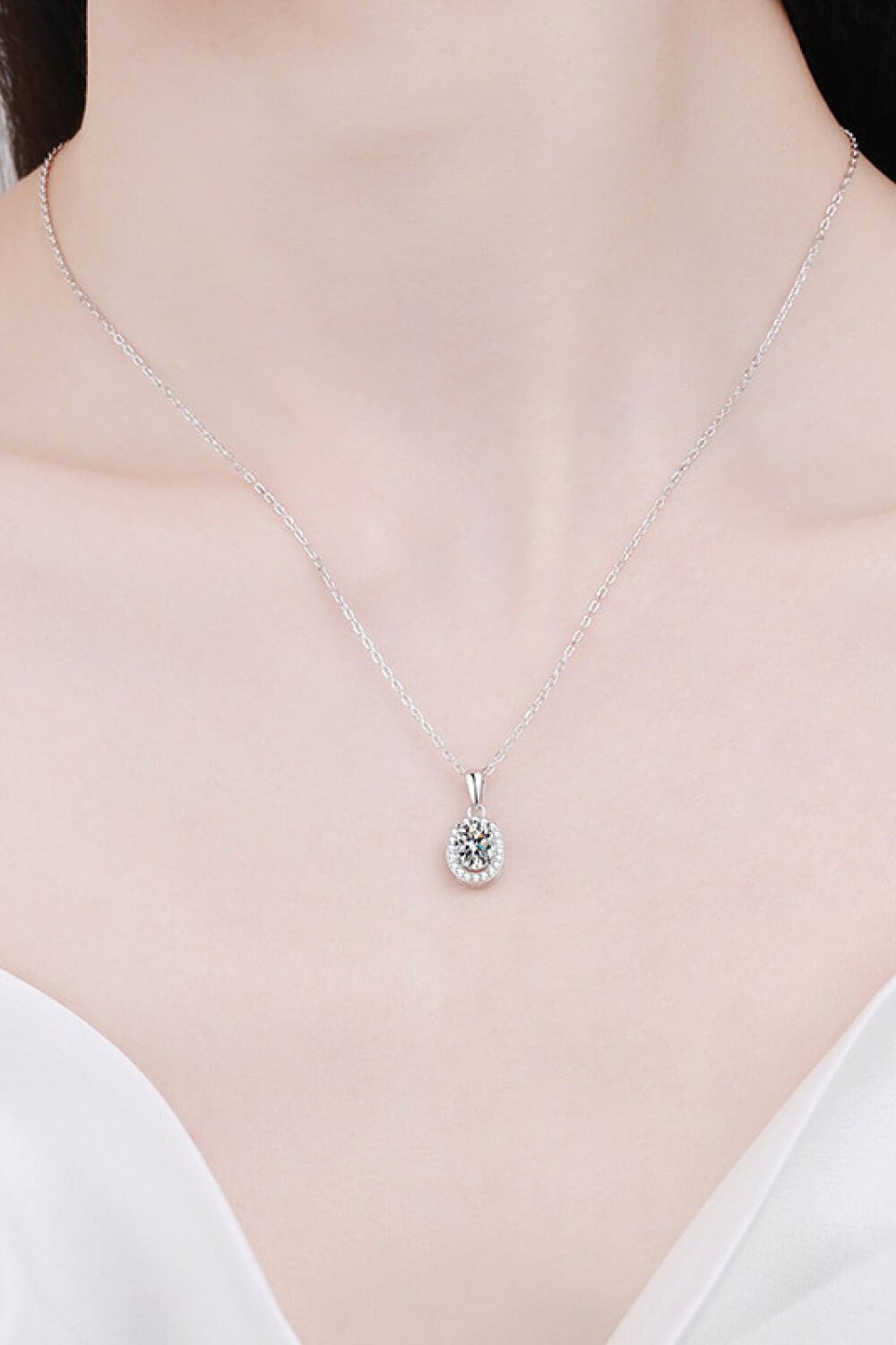 Be The One 1 Carat Moissanite Pendant Necklace - Admiresty