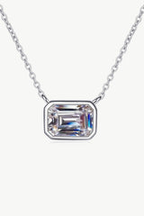 Beautiful Words 1 Carat Moissanite Pendant Necklace - Admiresty