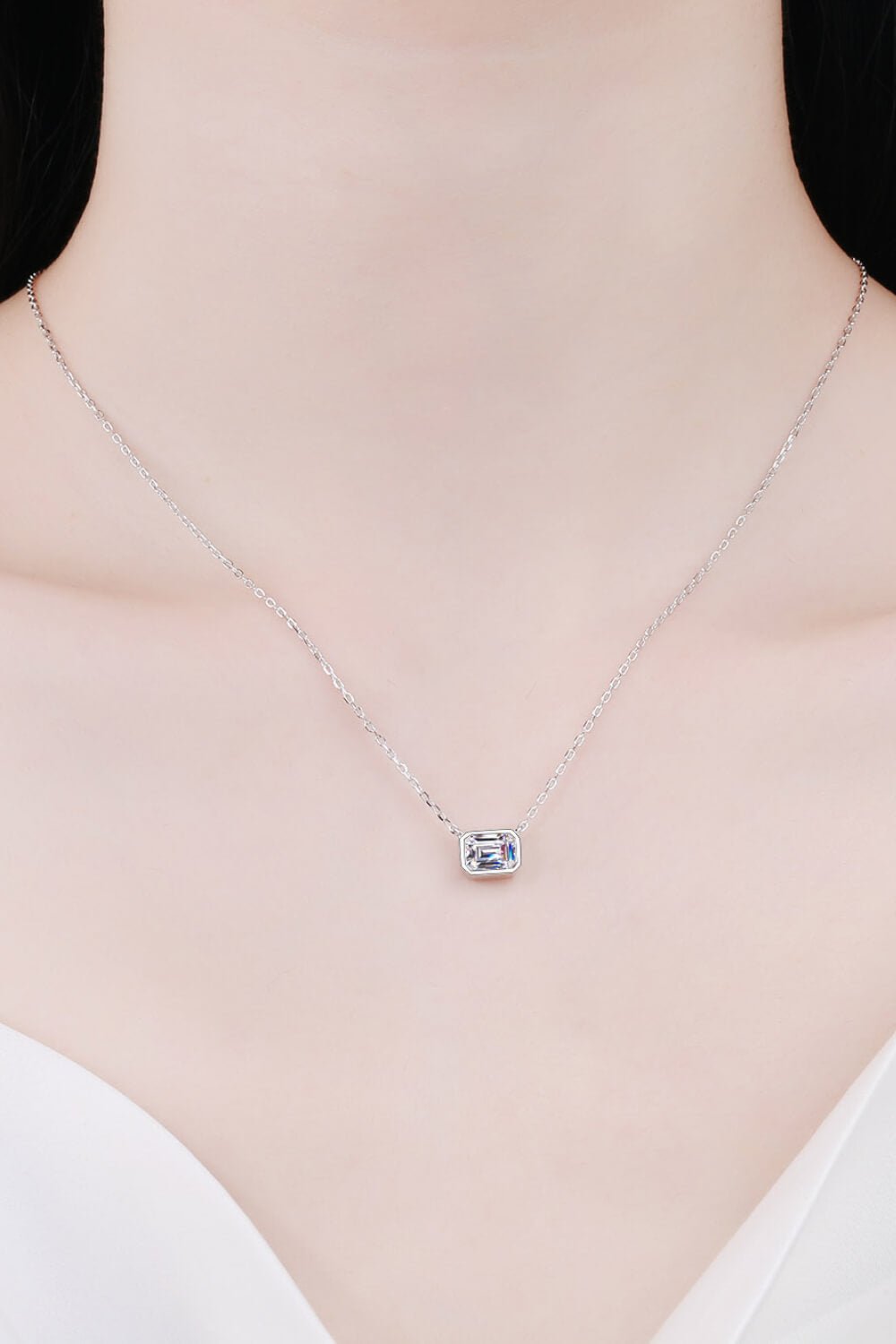 Beautiful Words 1 Carat Moissanite Pendant Necklace - Admiresty