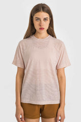 Breathable and Lightweight Short Sleeve Sports Top - Admiresty