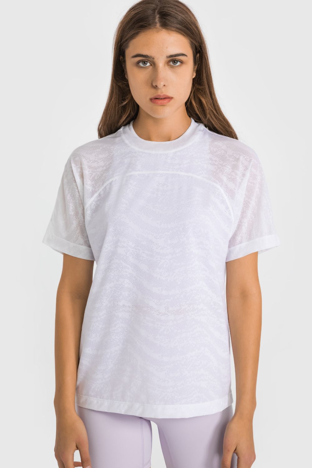 Breathable and Lightweight Short Sleeve Sports Top - Admiresty