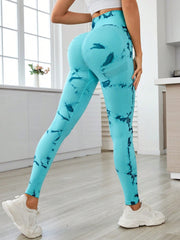 Leggings deportivos de cintura alta con estampado