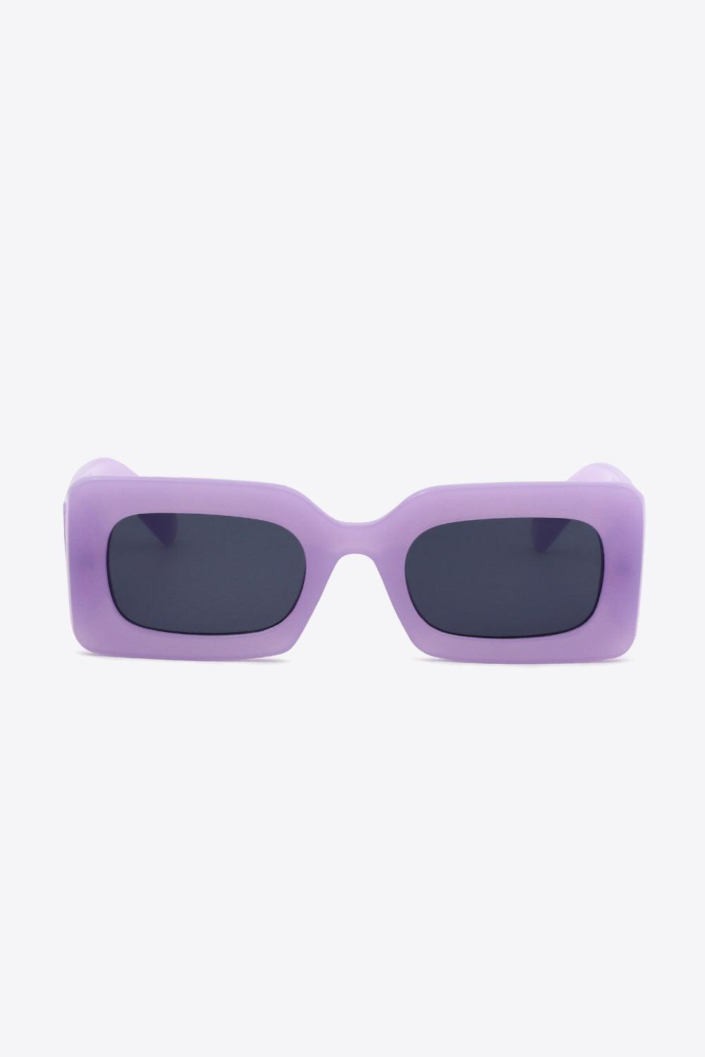 Polycarbonate Frame Rectangle Sunglasses