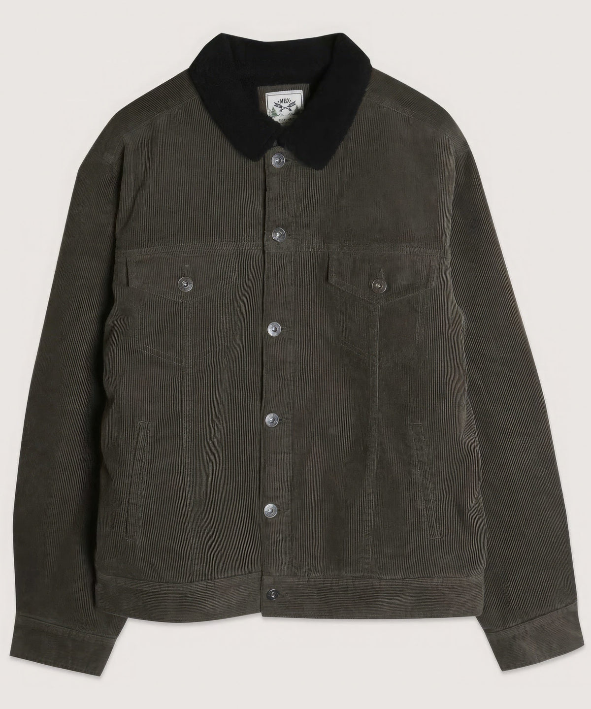 Casual Corduroy Lined Trucker Jacket - Admiresty