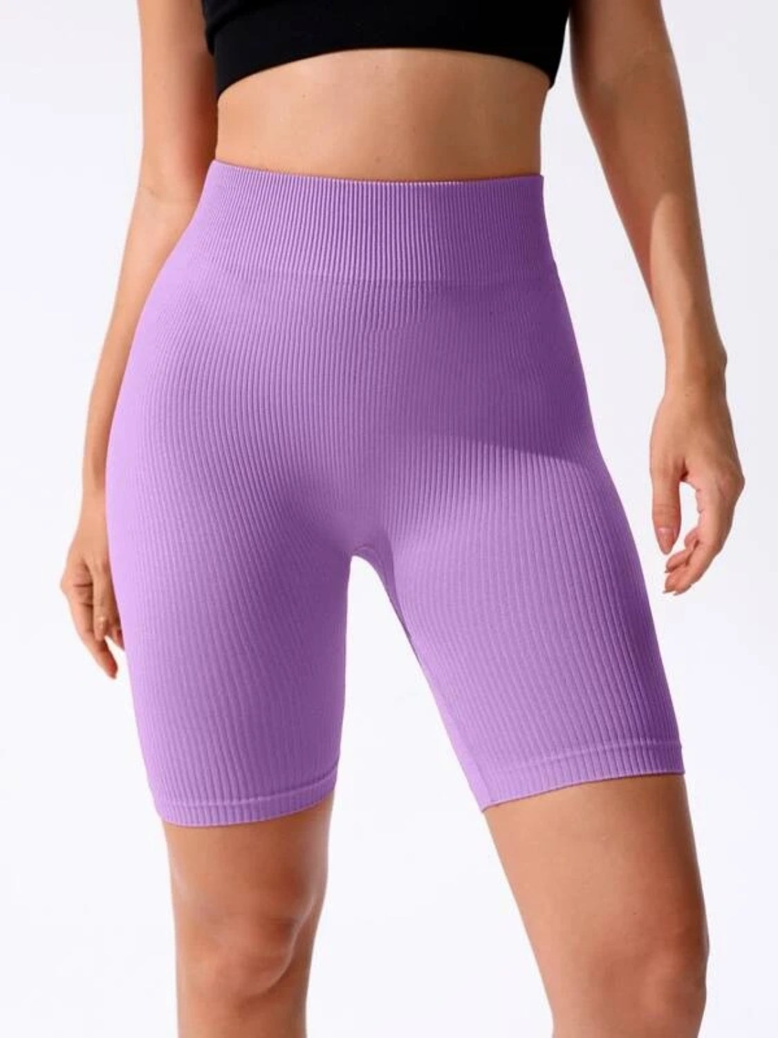 Pantalones cortos deportivos de cintura alta