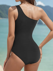 Chain Single Shoulder One - Piece Swimwear - Admiresty