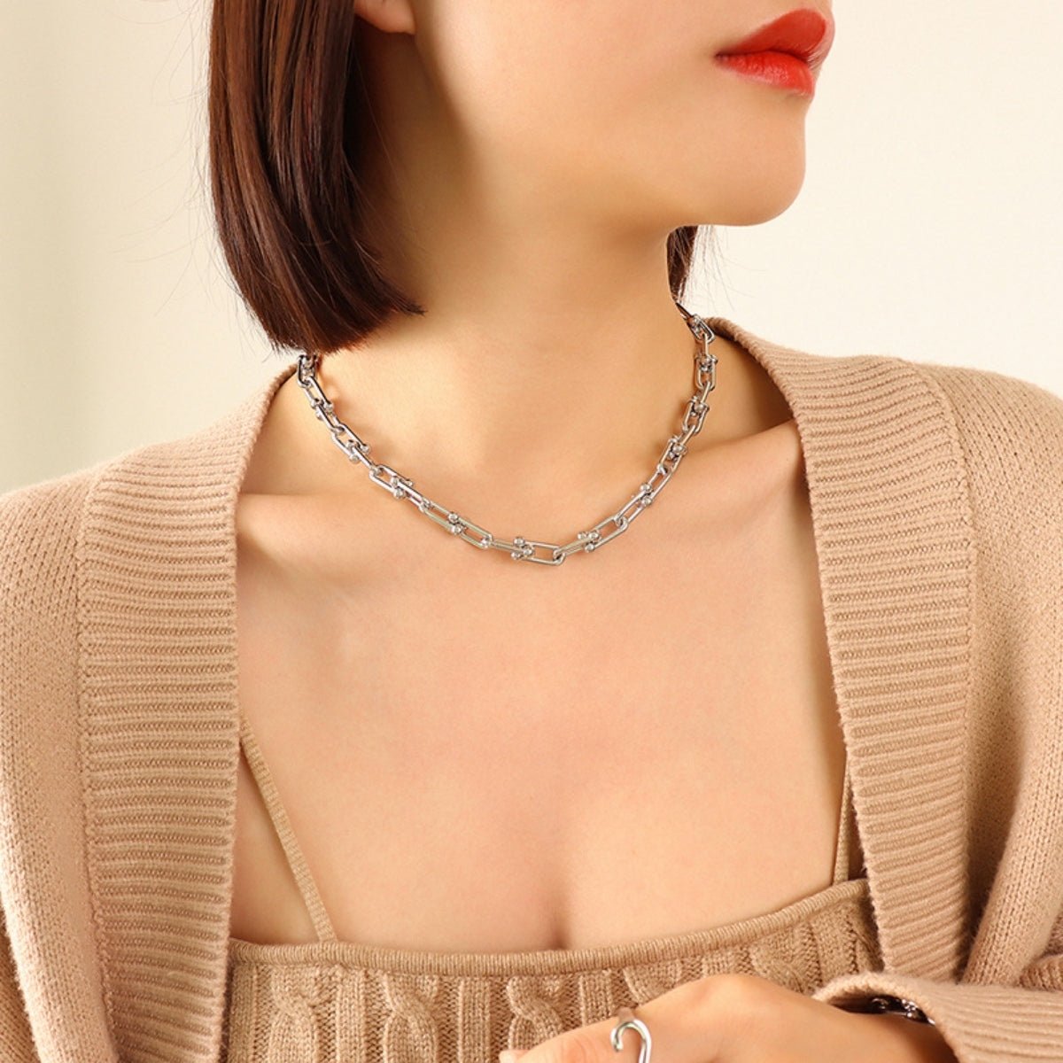 Chunky Chain Titanium Steel Necklace - Admiresty