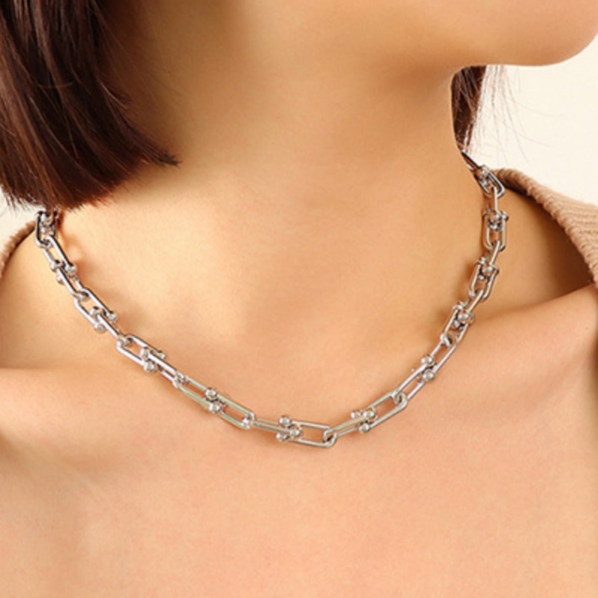 Chunky Chain Titanium Steel Necklace - Admiresty