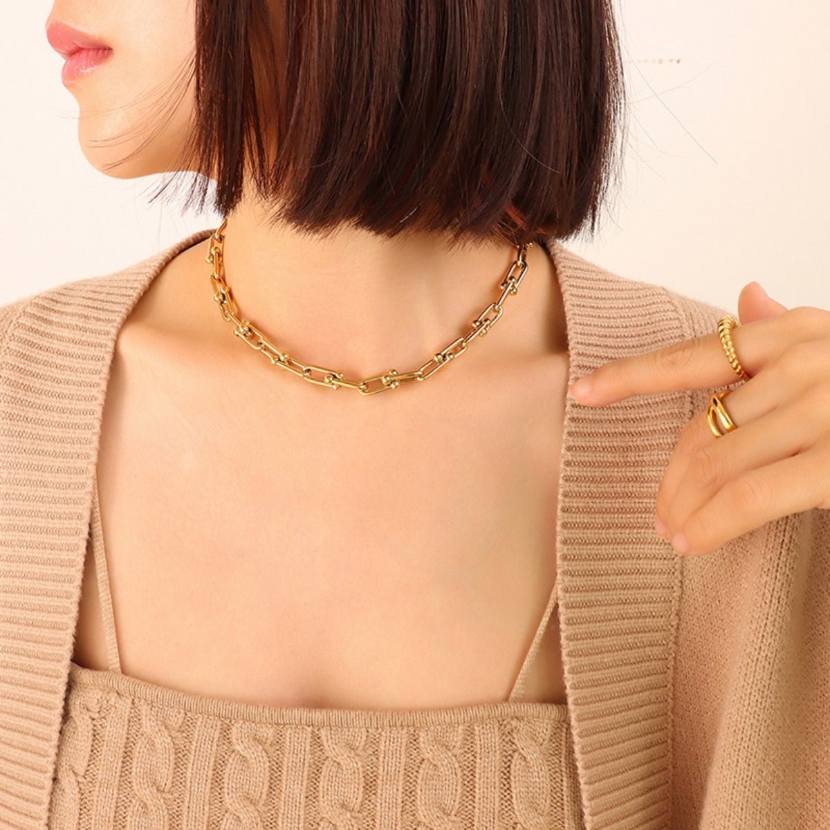 Chunky Chain Titanium Steel Necklace - Admiresty