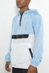 Color Block Anorak Jacket Pullover Windbreaker - Admiresty