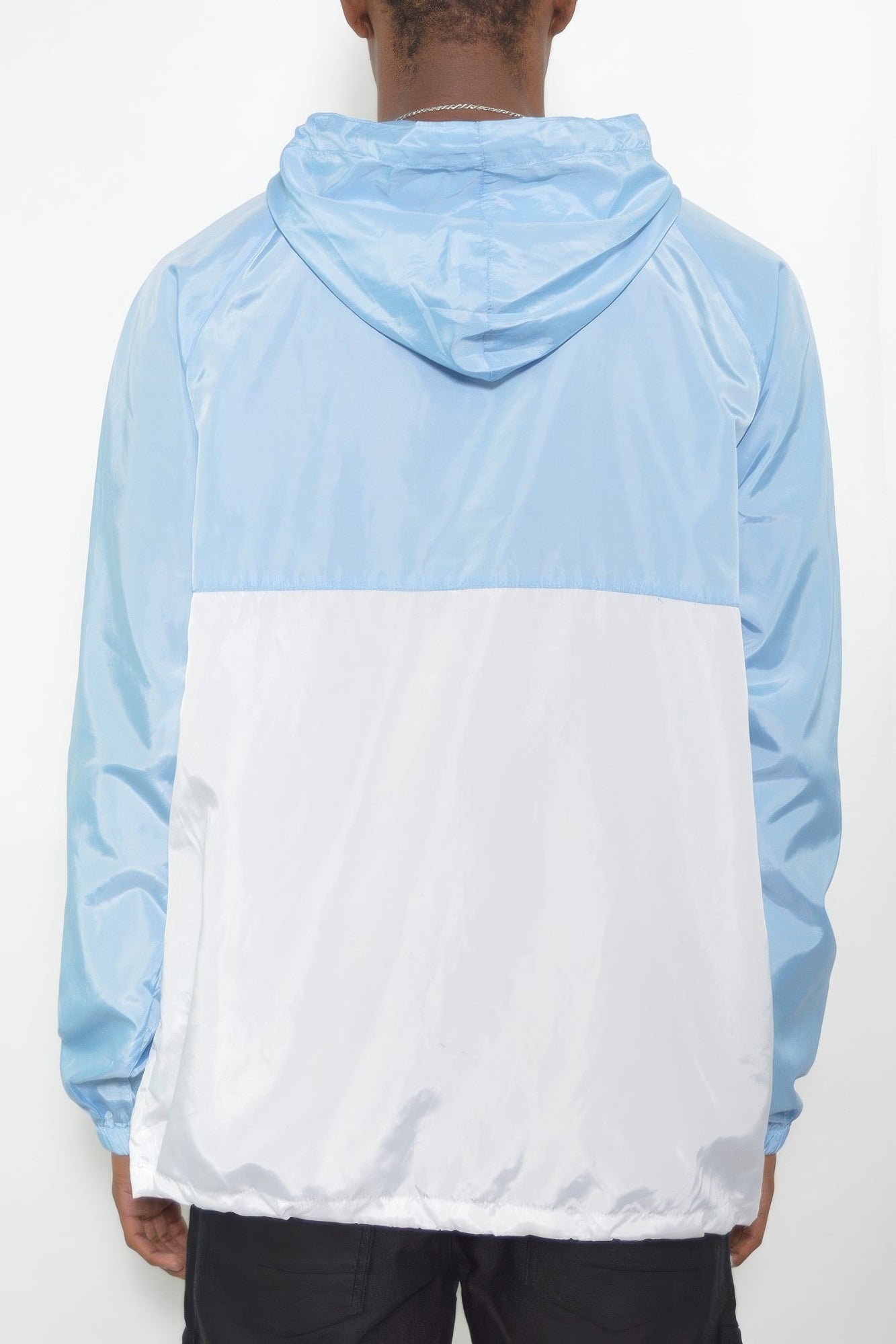 Color Block Anorak Jacket Pullover Windbreaker - Admiresty