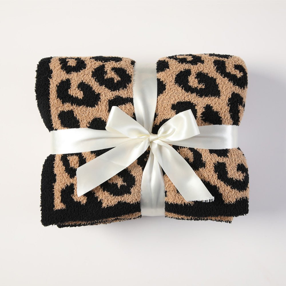 Cuddley Leopard Decorative Throw Blanket - Admiresty