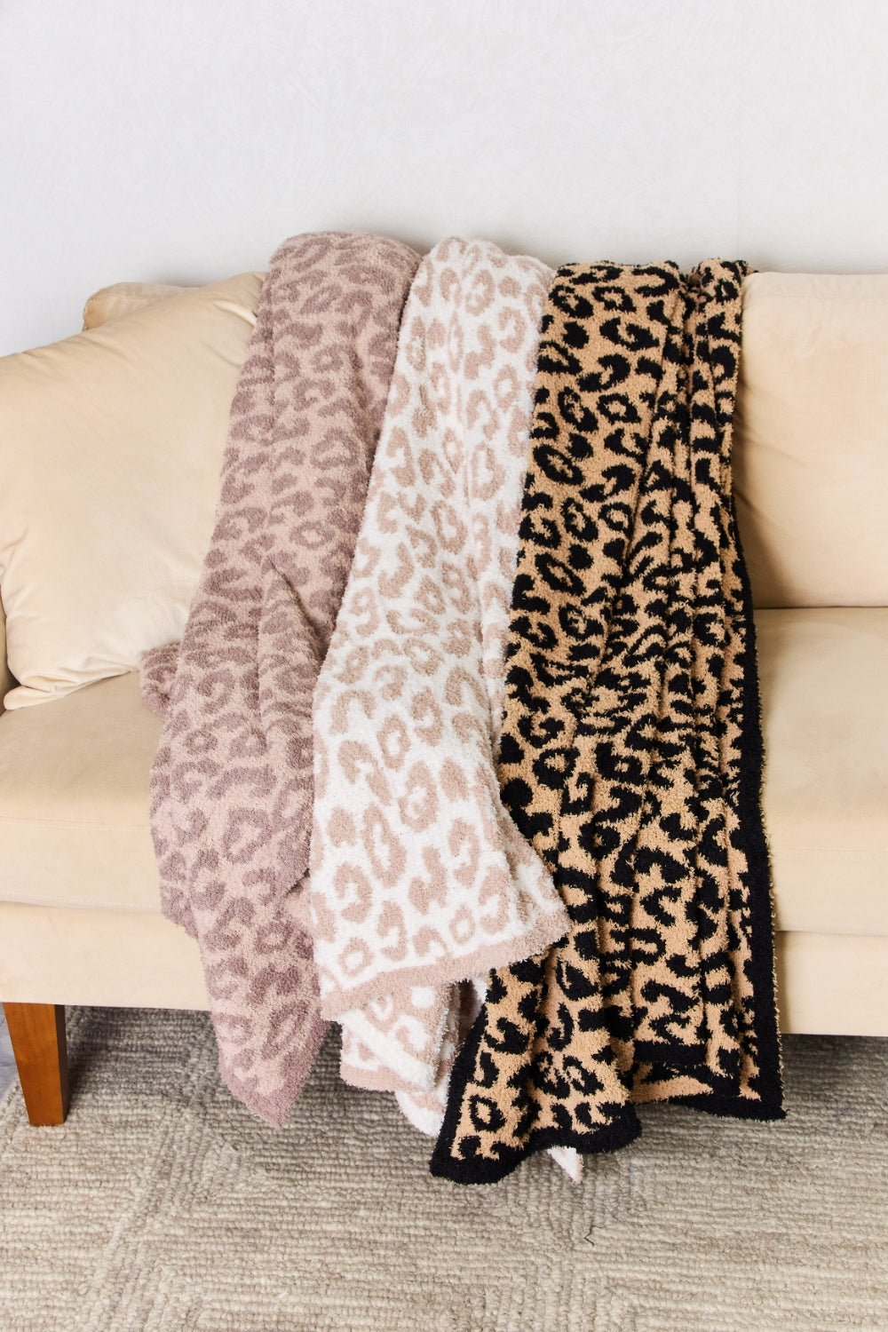 Cuddley Leopard Decorative Throw Blanket - Admiresty