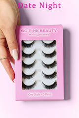 Pestañas postizas de visón SO PINK BEAUTY, 5 pares