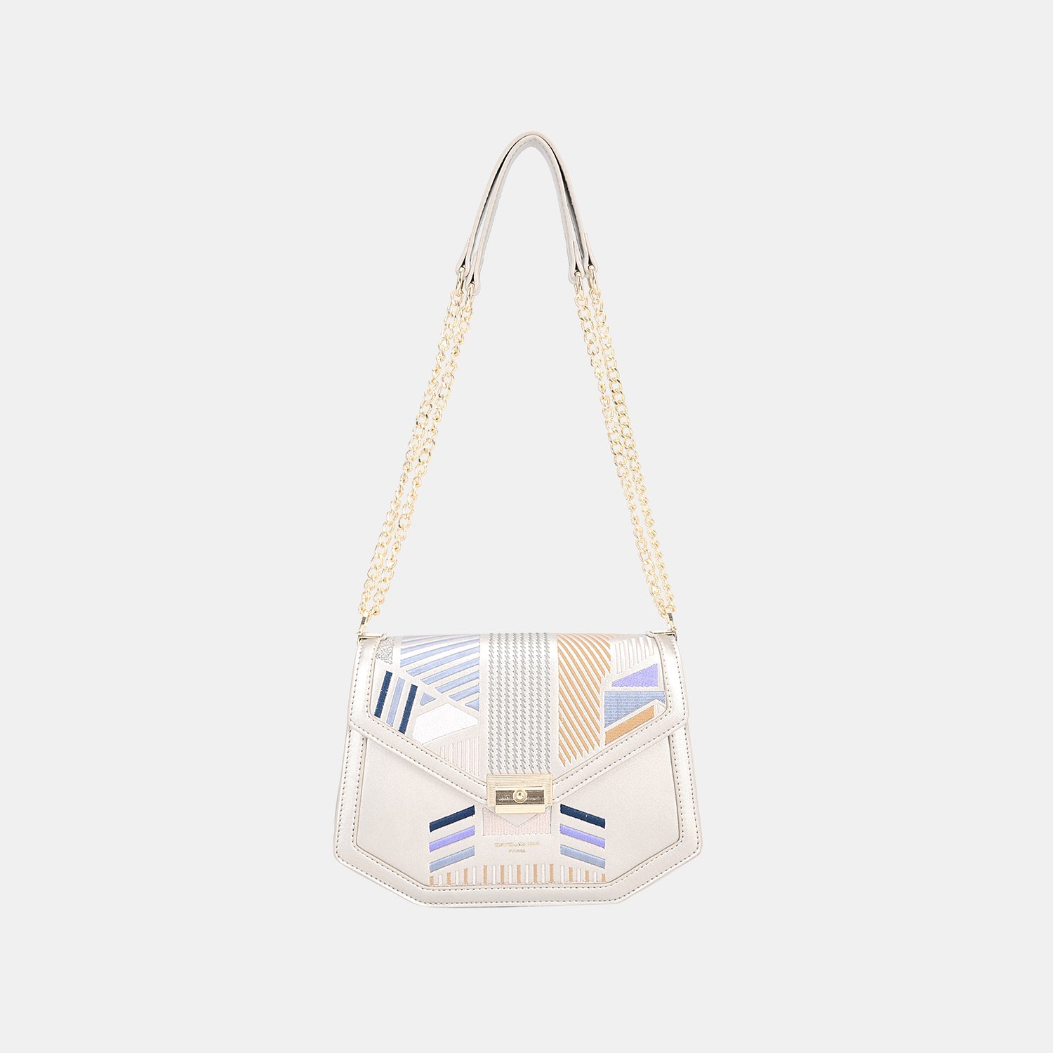 David Jones Geometric Print Crossbody Bag - Admiresty