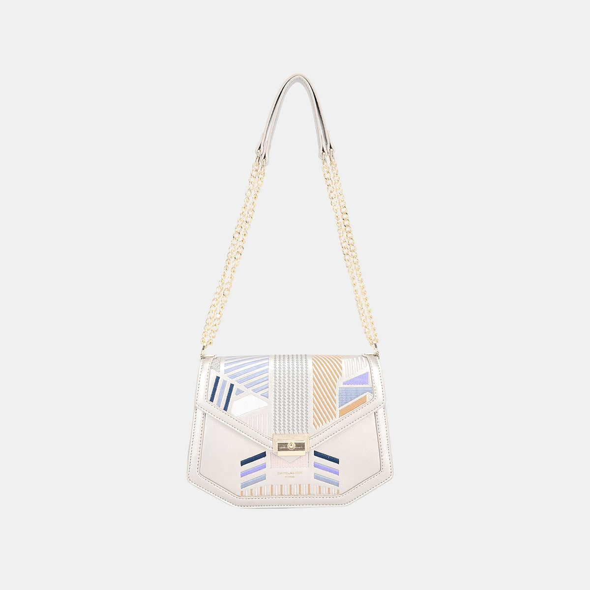 David Jones Geometric Print Crossbody Bag - Admiresty